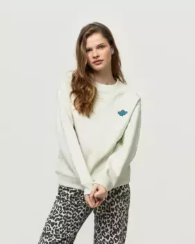 Женская толстовка с длинными рукавами и круглым вырезом Noon, белый