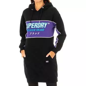 Женская толстовка с длинными рукавами w8000011a Superdry, черный