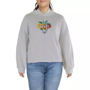Женская толстовка с капюшоном Citrus Logo Levi's, белый