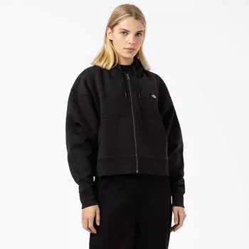 Женская толстовка с капюшоном Dickies Oakport Zip, черный