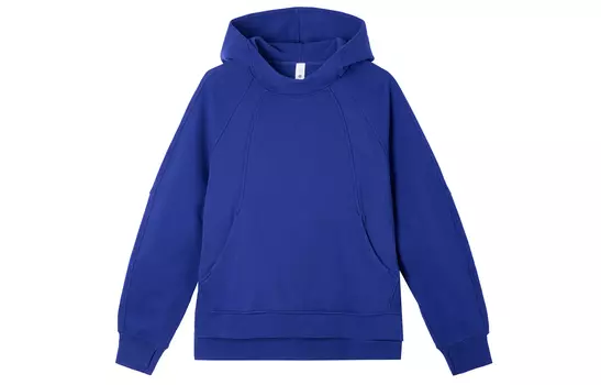Женская толстовка с капюшоном и боковыми разрезами Lululemon, Bone White/BONE