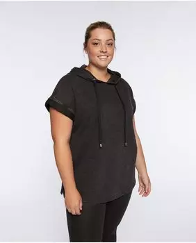 Женская толстовка с капюшоном и длинными рукавами Fiorella Rubino, черный