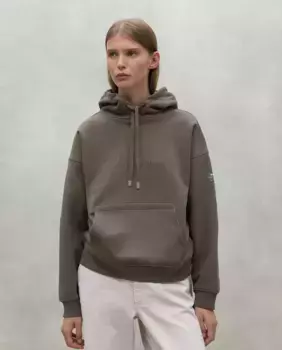 Женская толстовка с капюшоном и карманом-кенгуру Ecoalf, коричневый