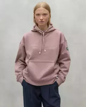 Женская толстовка с капюшоном и карманом-кенгуру Ecoalf, розовый