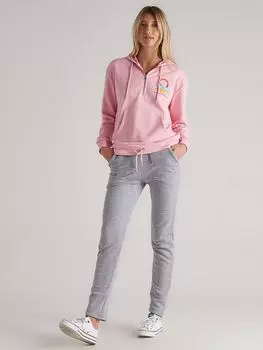 Женская толстовка с капюшоном и принтом с длинным рукавом Benetton