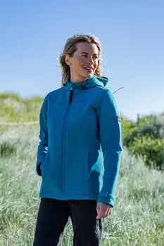 Женская толстовка с капюшоном из мягкого материала Keld Tog 24, синий