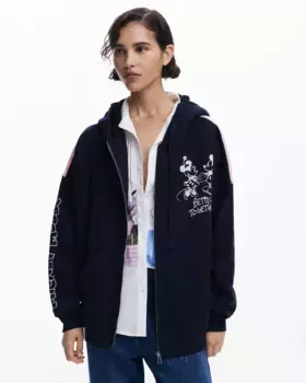 Женская толстовка с капюшоном Mickey Mouse Desigual, синий