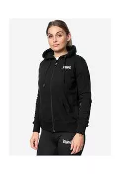 Женская толстовка с капюшоном на молнии Calder Vale Lonsdale, черный