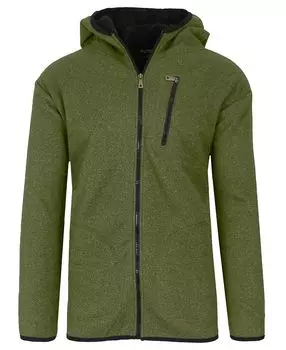 Женская толстовка с капюшоном на молнии и нагрудным карманом свободного кроя tech sherpa с подкладкой из флиса Galaxy By Harvic