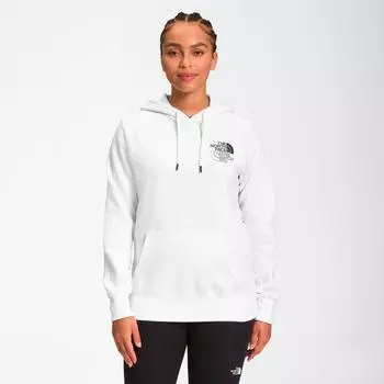 Женская толстовка с капюшоном The North Face Graphic Injection, белый
