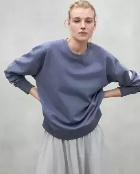 Женская толстовка с круглым вырезом Ecoalf, темно-серый