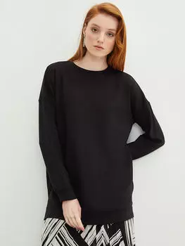 Женская толстовка с круглым вырезом и длинными рукавами LCWAIKIKI Classic