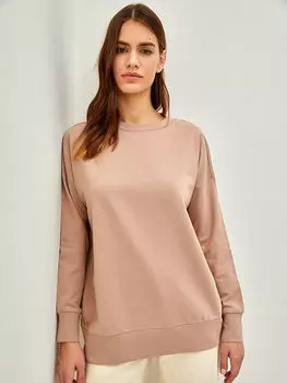 Женская толстовка с круглым вырезом и длинными рукавами LCWAIKIKI Classic