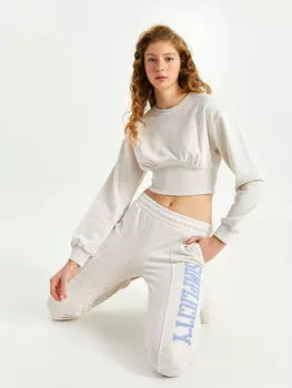 Женская толстовка с круглым вырезом и длинными рукавами Xside