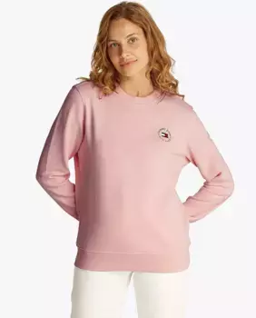 Женская толстовка с круглым вырезом и обычным кроем Tommy Jeans, светло-розовый