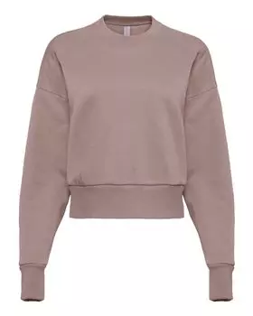 Женская толстовка с круглым вырезом и тяжелым воротом Next Level, цвет shiitake