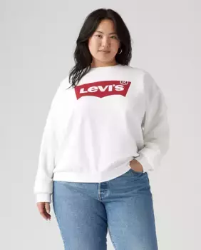 Женская толстовка с круглым вырезом Levi's Plus, белый