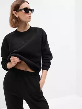 Женская толстовка с логотипом Gap, черный