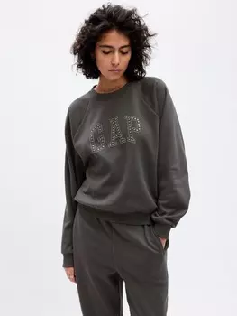 Женская толстовка с логотипом Gap, серый