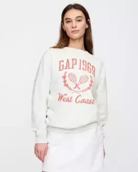 Женская толстовка с логотипом Gap, серый