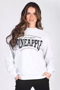 Женская толстовка с логотипом Pineapple, белый
