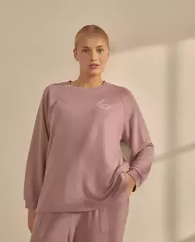 Женская толстовка с манжетами Couchel, фиолетовый