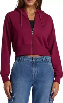 Женская толстовка с молнией во всю длину Roxy Shorebreak, цвет Raspberry