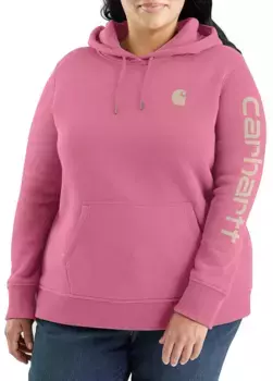 Женская толстовка с рукавами и графическим рисунком Carhartt Clarksburg, цвет Woodrose