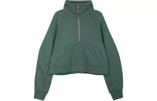 Женская толстовка Scuba Series Lululemon, Storm Green/smtl