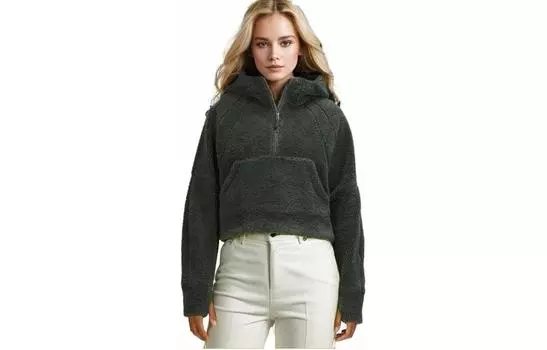 Женская толстовка серии Scuba Lululemon, Bone White