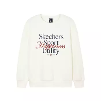 Женская толстовка серии Sports Alliance цвета экрю Skechers, Ecru