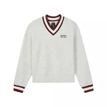 Женская толстовка серии Sports Alliance, светло-серая Skechers, Light Heather Gray
