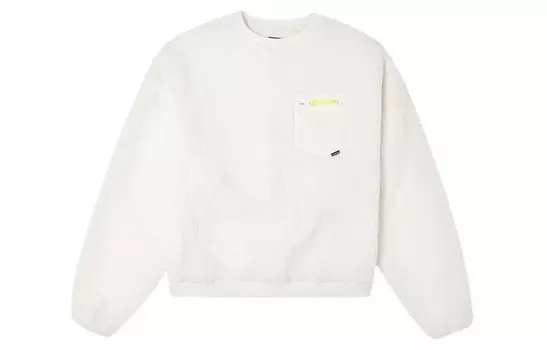 Женская толстовка Sherpa Crew Egret, цвет белый Converse