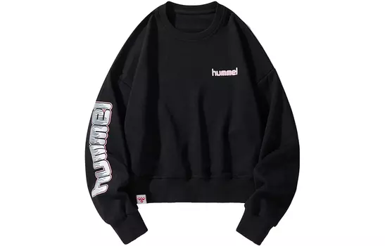 Женская толстовка свободного кроя с круглым вырезом, весна-осень Hummel, белый