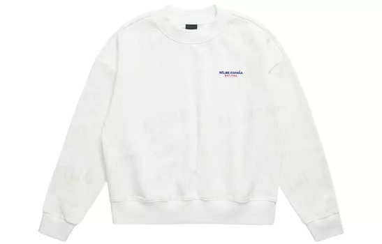 Женская толстовка свободного кроя с круглым вырезом KELME, белый