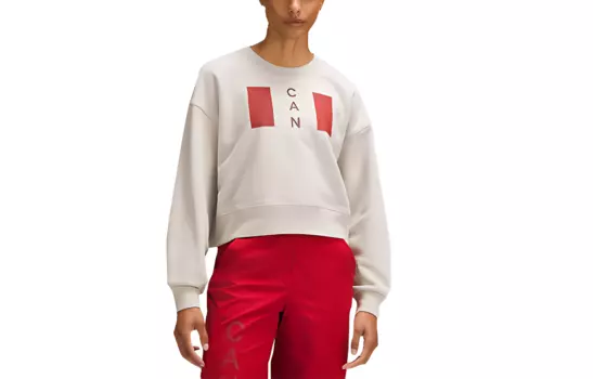 Женская толстовка Team Canada цвета «умбра» Lululemon, Atmospheric Purple