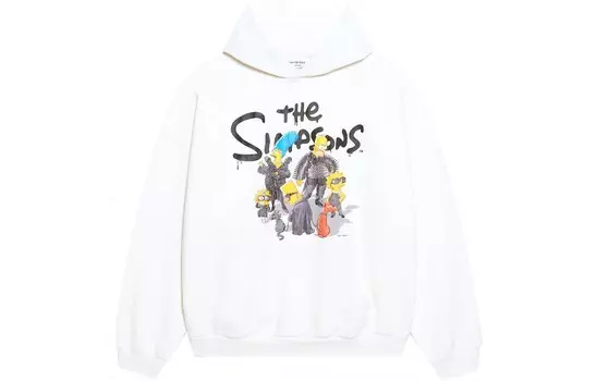 Женская толстовка The Simpsons Balenciaga, белый