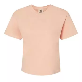 Женская тяжелая футболка свободного кроя Comfort Colors, цвет Peachy