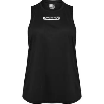 Женская тренировочная футболка Hmlte Curvy Tanktop Plus HUMMEL, цвет schwarz