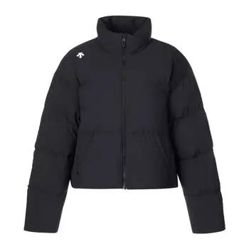 Женская тренировочная куртка-пуховик женская Descente, цвет BK-BLACK