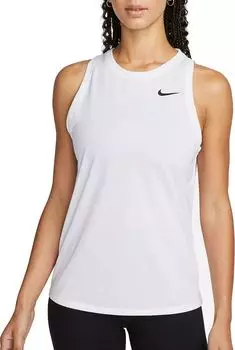 Женская тренировочная майка Nike Dri-FIT, белый