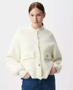 Женская трикотажная кофта на пуговицах IKKS, цвет Crudo