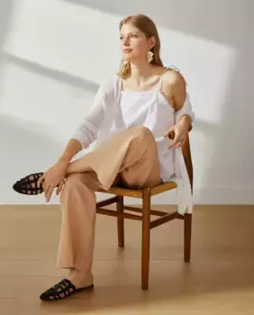 Женская трикотажная куртка Serreta Southern Cotton, белый