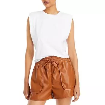 Женская трикотажная майка без рукавов Aqua, белый