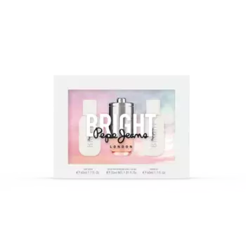 Женская туалетная вода Bright Set Eau de Parfum Estuche Para Mujer Pepe Jeans, EDP 30ML + Body Lotion 60ML+ Shower Gel 60ML