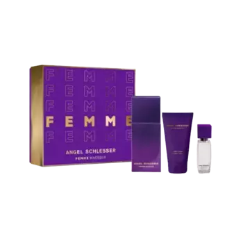 Женская туалетная вода Cofre Femme Magique Angel Schlesser, EDP 100 ml + Body Lotion 100 ml + Mini
