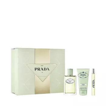 Женская туалетная вода Estuche Infusion d'Iris EDP Prada, edp 100 ml + BL 50 ml + Mini 10 ml