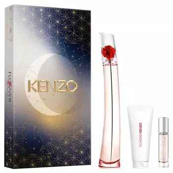 Женская туалетная вода Flower By Kenzo L'Absolue Eau de Parfum Estuche de Mujer Kenzo, EDP 100 ml + Body Lotion 75 ml + Mini
