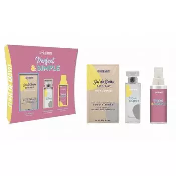 Женская туалетная вода Set Perfect & Simple Flor De Mayo, Set 3 productos
