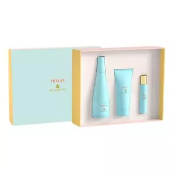 Женская туалетная вода Triana Eau de Toilette + Body Lotion Gift Box Agua De Sevilla, EDT 125 ml + EDT 20 ml + Leche Corporal 100 ml